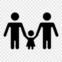 parents, children, siblings, cousins icon svg