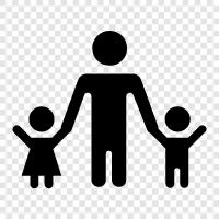 parents, children, siblings, cousins icon svg