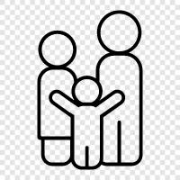 Parents, Children, Siblings, Grandparents icon svg