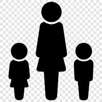 parents, children, siblings, cousins icon svg