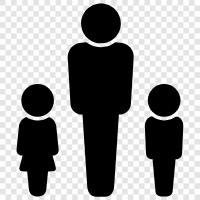 parents, children, siblings, cousins icon svg