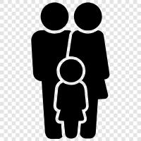 parents, children, siblings, extended family icon svg