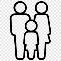 parents, children, siblings, relatives icon svg