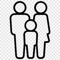 Parents, Children, Siblings, Grandparents icon svg