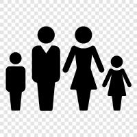 parents, children, siblings, cousins icon svg