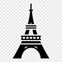 Paris, France, Parisian, French icon svg