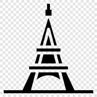 Paris, France, Eiffel Tower icon svg