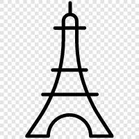 Paris, France, Tourist attraction, Architecture icon svg