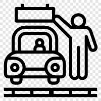 parking, attendant, parking lot, parking garage icon svg