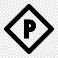 Parkplatz, Garage, Parkmöglichkeit, Parken symbol