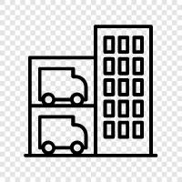 Parking Lot, Parking Structure, Parking Garage icon svg