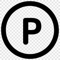 parking permit, parking control, parking sign, parking regulation icon svg