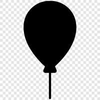 Party, heiße Luft, Partybedarf, Ballon symbol