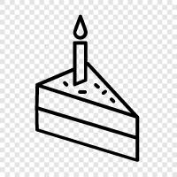 Party Cake, Sweet Cake, Cake, Birthday icon svg