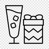 party, zusammenkommen, feiern, cocktailparty symbol