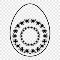 paschal, Easter, eggs, chalaza icon svg