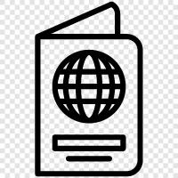 passport application, passport renewal, passport application fees, passport application form icon svg