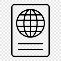 passport, passport application, passport renewal, passport application form icon svg