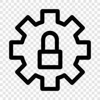 password, encryption, firewalls, antivirus icon svg