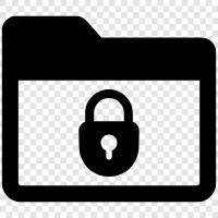 password, encryption, folder, protect icon svg