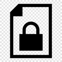 password, security, encryption, Lock file icon svg