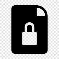 Password, Encryption, Security, Locked FIles icon svg