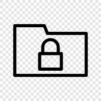 password lock, file lock, Folder Lock icon svg