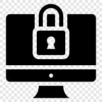 password, lock computer, security, antivirus icon svg