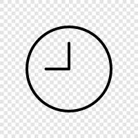 past, future, clocks, time zones icon svg