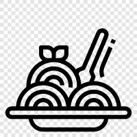 pasta sauce, pasta dishes, pasta dishes with meat, pasta dishes with vegetables icon svg