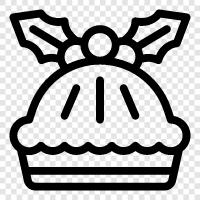 Konditorei, süß, Dessert, Dessertkoch symbol