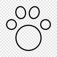 Paw Prints, Dog Prints, Cat Prints, Paw Print icon svg