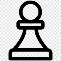 pawn, chess, game, strategy icon svg