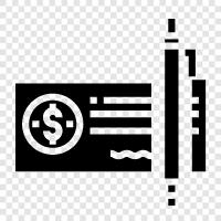 pay, expense, bill, cost icon svg