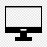 monitor, PC monitor, monitor for pc icon svg