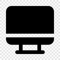 pc monitor, laptop monitor, desktop monitor, LCD monitor icon svg