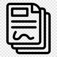 pdf, EMail, Büro, Dokument symbol