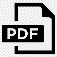 PDF Document, PDF File Format, PDF Creator, PDF Converter icon svg