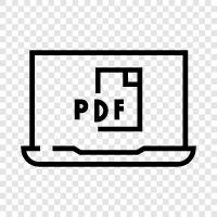 pdf file, pdf document software, pdf editor, pdf to word converter icon svg