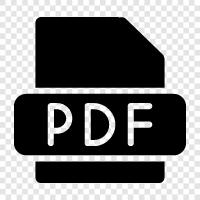 PDFDatei, Adobe PDF, PDFReader, Adobe Reader symbol