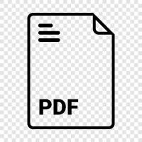 PDF File Format, PDF File Editor, PDF File Viewer, PDF File icon svg