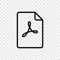 PDFs, Acrobat, Adobe, PDF Reader icon svg