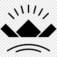 Peak, Mountain Range, Summit, Pass icon svg