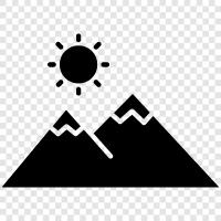 peak, summit, top, high icon svg