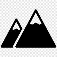 peak, summit, elevation, wild icon svg