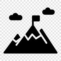 peak, ridge, summit, steep icon svg