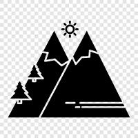 Peak, Summit, Range, Climb icon svg