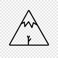 peak, hike, adventure, wilderness icon svg