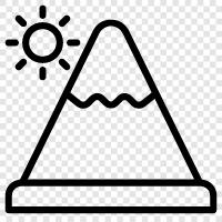 peak, summit, range, hill icon svg