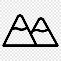 peak, summit, summit county, climbing icon svg